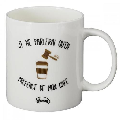 Mug Je Ne Parlerai... 25cl - La Chaise Longue - Blanc -