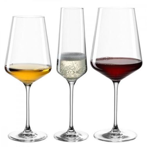Lot De 12 Verres À Vin Et Champagne - Leonardo - Transparent -