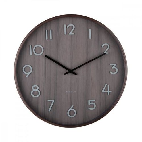 Horloge Pure Medium - Present Time - Marron foncé -