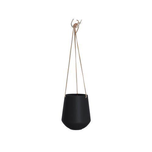 Cache-Pot Suspendu Médium Skittlie - H. 65 Cm - Noir Mat