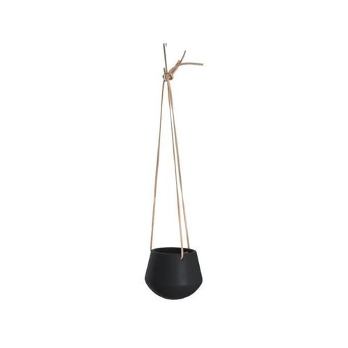 Cache-Pot Design Suspendu Small Skittle - H. 66 Cm - Noir