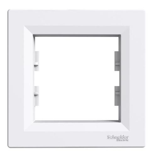 Plaque / cadre simple, horizontale, blanc - Asfora Schneider