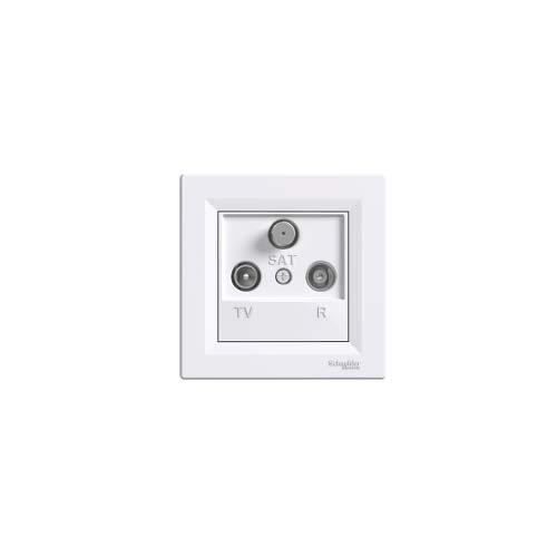 Schneider Electric Toma Tv-r-sat intermédiaire, Blanc - EPH3500221
