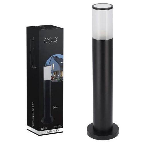 Borne de jardin Lamapdaire TULIS OV 40 GU10 noir IP54 Garden Line EDO