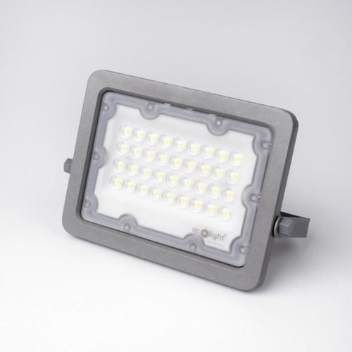Projecteur Extérieur Led Premium 30w 6500k 3000lm Ip65 Eco Light - Gris - Electrique