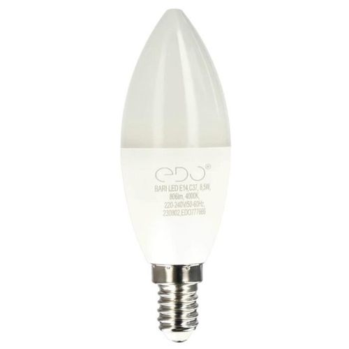 Ampoule Led Bari 8.5w Bougie E14 4000k 806lm Edo Solutions