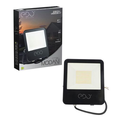 Projecteur Modan Led 50w 4000k Blanc Neutre 8000lm Ip65 Edo