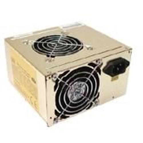 Q-Tec Dual Fan Gold - Alimentation électrique (interne) - ATX - CA 230 V - 450 Watt - or