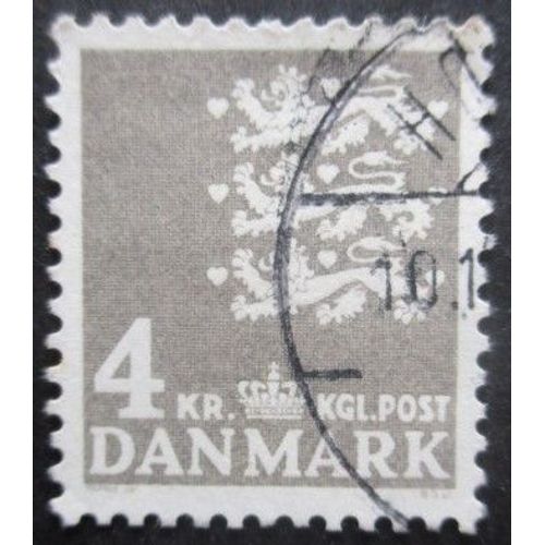 Danemark N°470c Armoirie Oblitéré