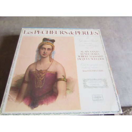 33 Tours Les Pecheurs De Perles Alain Vanzo Renee Doria Robert Massard Jacques Scellier Ref Vogue 403 530 127