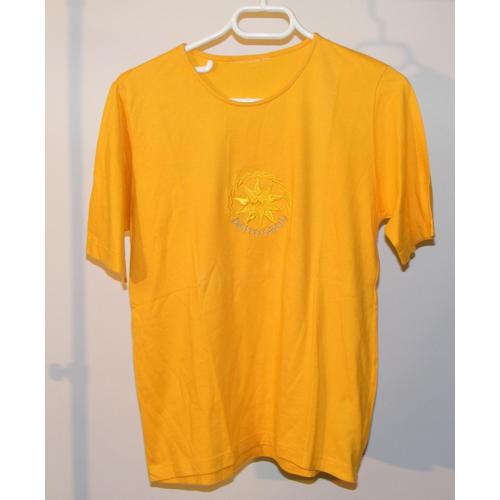 T-Shirt Jaune Marque « Pierre Cardin » Taille 2 ( 38) 