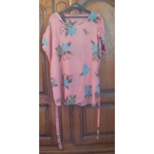 Tunique Fleurie Marque Tex - Taille 46