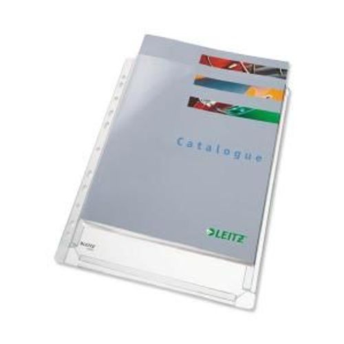 Leitz Réf 47188 Pochette Perforée À Soufflet Transparent A4 Lot De 5 Import Royaume Uni