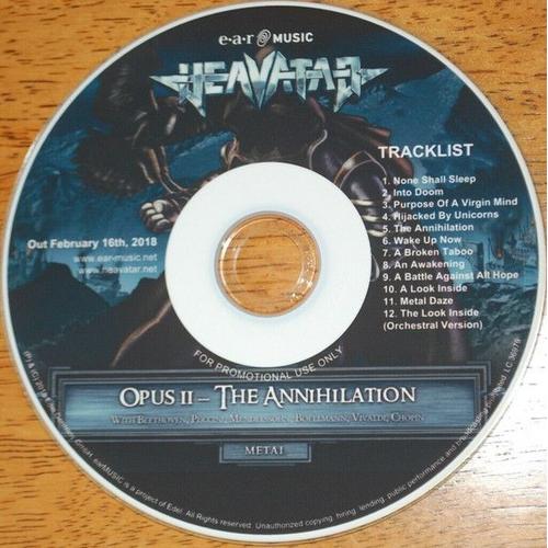 Heavatar – Opus Ii - The Annihilation