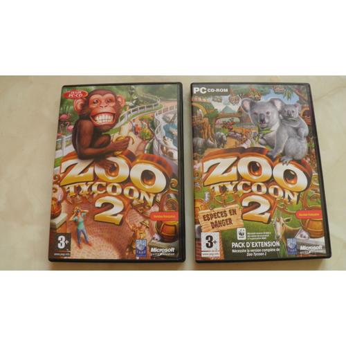 Zoo Tycoon 2 - Ensemble Complet - Pc - Cd - Win - Français - Avec Zoo Tycoon 2: Endangered Species