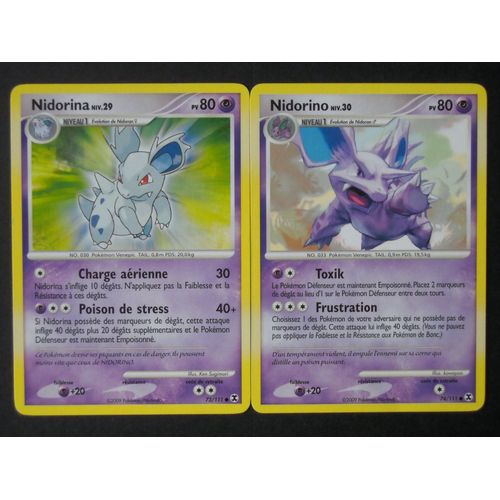 Nidorina Et Nidorino - Rivaux Emergeants - 73 Et 74/111