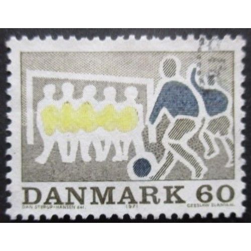 Danemark N°527 Football Oblitéré