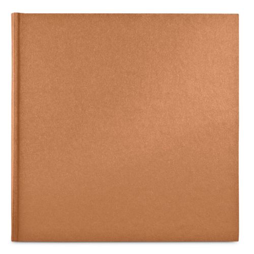 Album grand format "Wrinkled", 30 x 30 cm, 80 pages blanches, marron