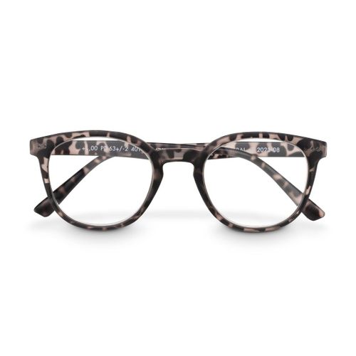 Paire De Lunettes, Plastique Recyclé, Mi-Marron Mat, + 1,5 Dpt