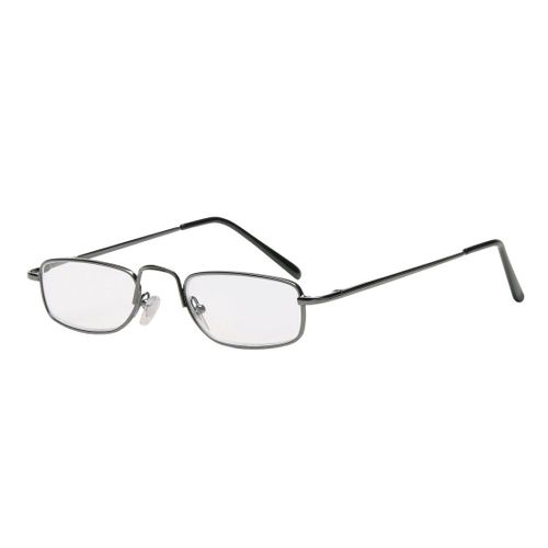 Paire De Lunettes De Lecture, En Métal, Gun, +2,5 Dioptries