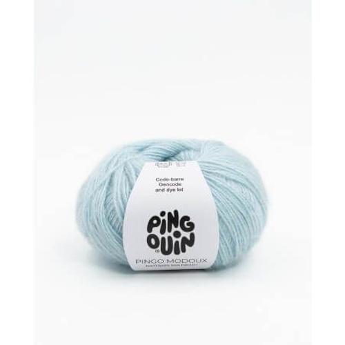 Pelote De Laine Et Mohair Pingo Modoux - Douceur Et Style Réunis - Pingouin Ciel Bleu