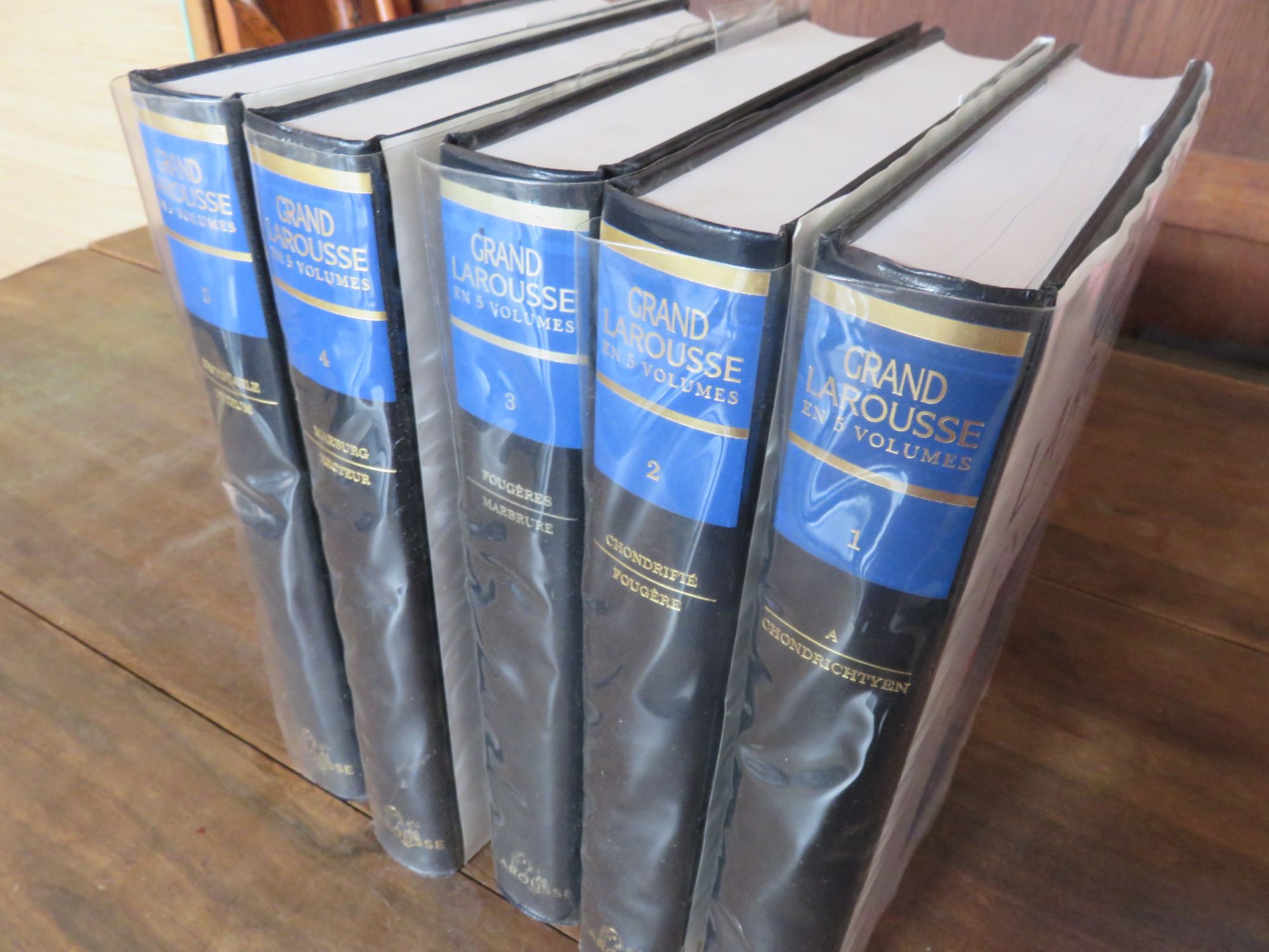 GRAND LAROUSSE 5 VOLUMES 全巻セット Larousse 5 Volumes - Meilleures offres neuf et occasion