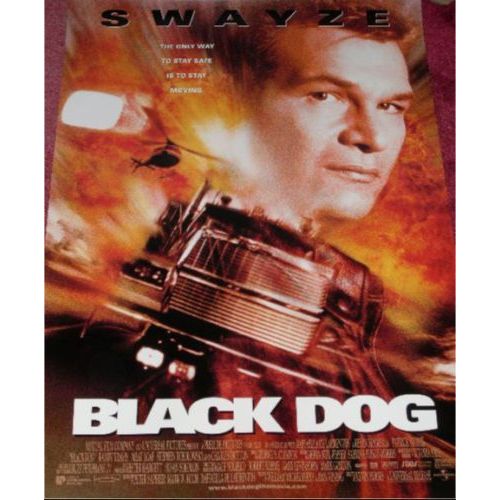 Black Dog - Véritable Affiche Americaine De Cinéma - Format 68x98 Cm - De Kevin Hooks Avec Patrick Swayze, Meat Loaf, Randy Travis, Gabriel Casseus, Brian Vincent - 1997