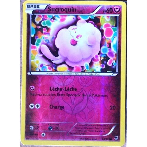 Carte Pokémon 68/119 Sucroquin 60 Pv - Reverse Xy04 Vigueur Spectrale Neuf Fr