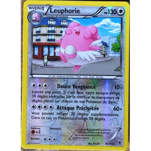 Carte Pokémon 81/119 Leuphorie 130 Pv - Rare Reverse Xy04 Vigueur Spectrale Neuf Fr