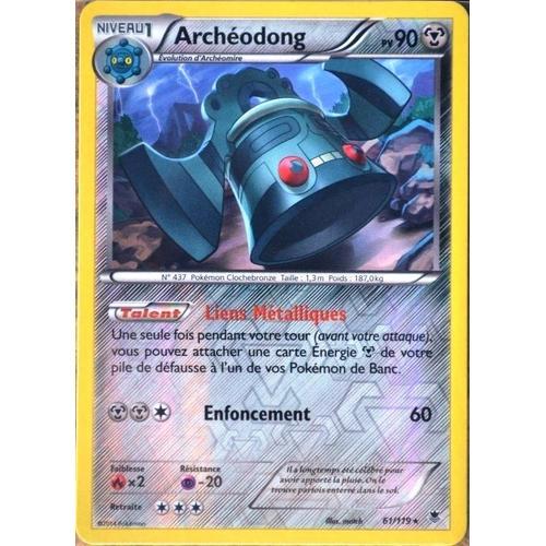 Carte Pokémon 61/119 Archéodong 90 Pv - Rare Reverse Xy04 Vigueur Spectrale Neuf Fr