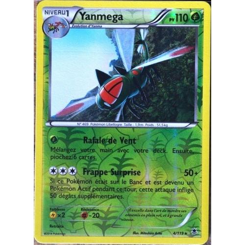 Carte Pokémon 4/119 Yanméga 110 Pv - Rare Reverse Xy04 Vigueur Spectrale Neuf Fr