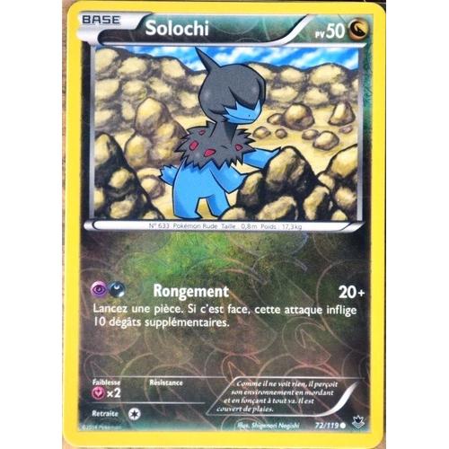 Carte Pokémon 72/119 Solochi 50 Pv - Reverse Xy04 Vigueur Spectrale Neuf Fr