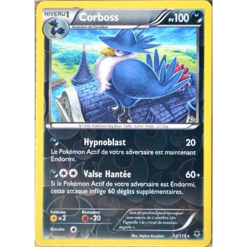 Carte Pokémon 52/119 Corboss 100 Pv - Rare Reverse Xy04 Vigueur Spectrale Neuf Fr