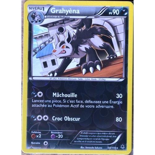 Carte Pokémon 54/119 Grahyèna 90 Pv - Rare Reverse Xy04 Vigueur Spectrale Neuf Fr