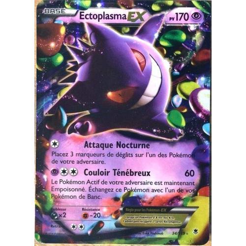 Carte Pokémon 34/119 Ectoplasma Ex 170 Pv Ultra Rare Xy04 Vigueur Spectrale Neuf Fr