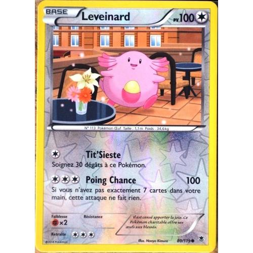 Carte Pokémon 80/119 Leveinard 100 Pv - Reverse Xy04 Vigueur Spectrale Neuf Fr