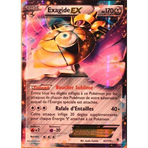 Carte Pokémon 65/119 Exagide-Ex 170 Pv Ultra Rare Xy04 Vigueur Spectrale Neuf Fr