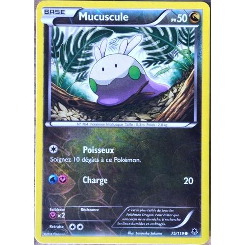 Carte Pokémon 75/119 Mucuscule 50 Pv - Reverse Xy04 Vigueur Spectrale Neuf Fr