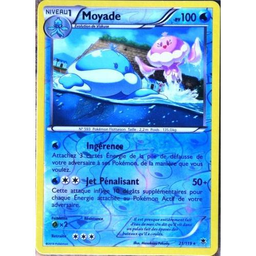 Carte Pokémon 21/119 Moyade 100 Pv - Rare Reverse Xy04 Vigueur Spectrale Neuf Fr