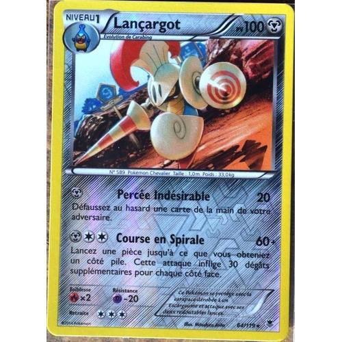 Carte Pokémon 64/119 Lançargot 100 Pv - Rare Reverse Xy04 Vigueur Spectrale Neuf Fr