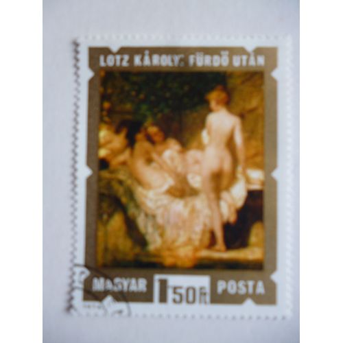 Timbre " Magyar Posta : Lotz Karoly".