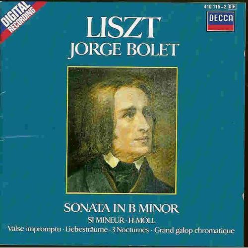 Sonate Pour Piano En Si Mineur, Liebestraume, Valses Bolet, Piano