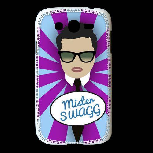 Coque Samsung Galaxy Grand Mister Swag Brun