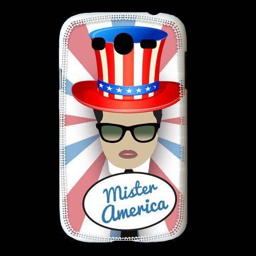 Coque Samsung Galaxy Grand Mister América Brun