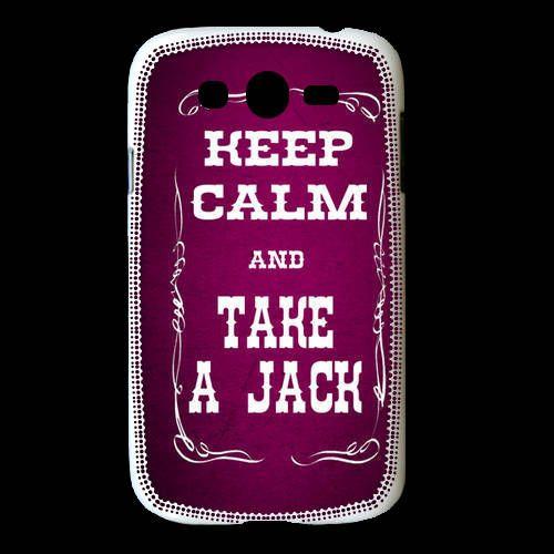 Coque Samsung Galaxy Grand Keep Calm And Take Jack Rose