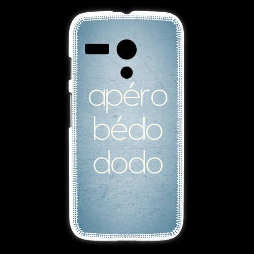 Coque Motorola G Apéro Bédo Dodo Bleu Zg