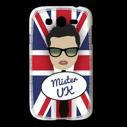 Coque Samsung Galaxy Grand Mister Uk Brun