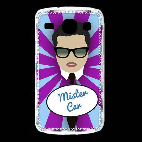 Coque Samsung Galaxy Core Mister Car Brun