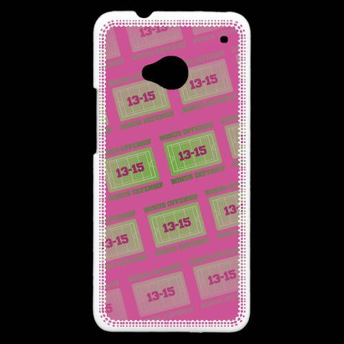 Coque Htc One Dégradé Bonus Offensif-Défensif Rose