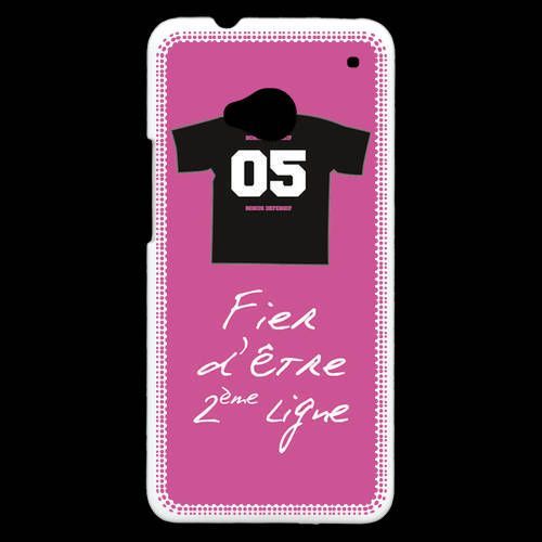 Coque Htc One Deuxième Ligne D Bonus Offensif Rose 2